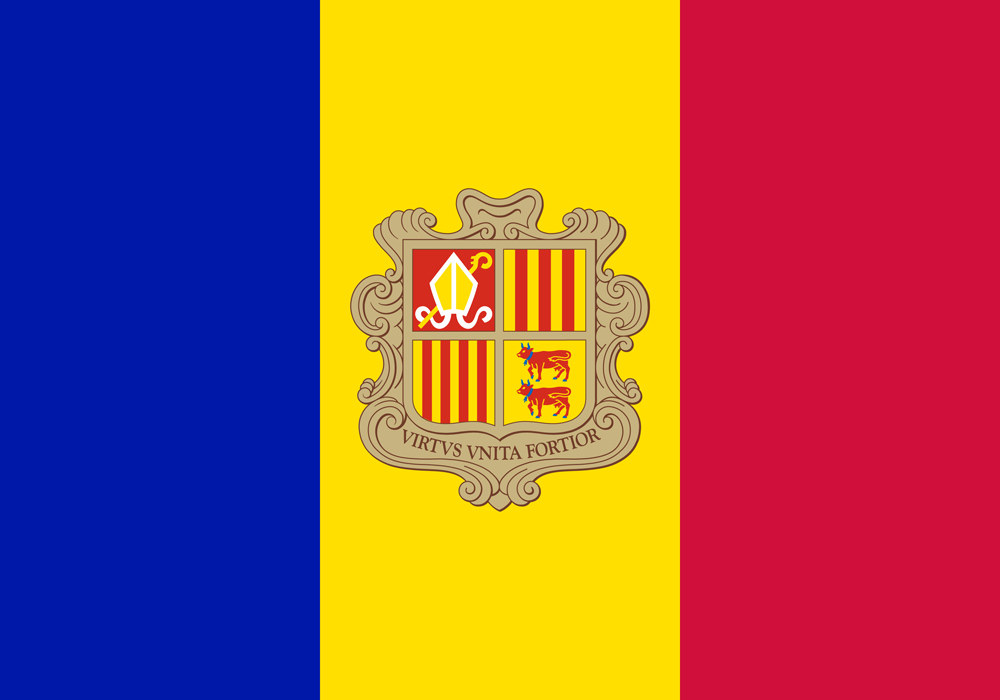 bandera Andorra